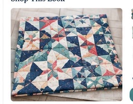 Folded quilt fabric
